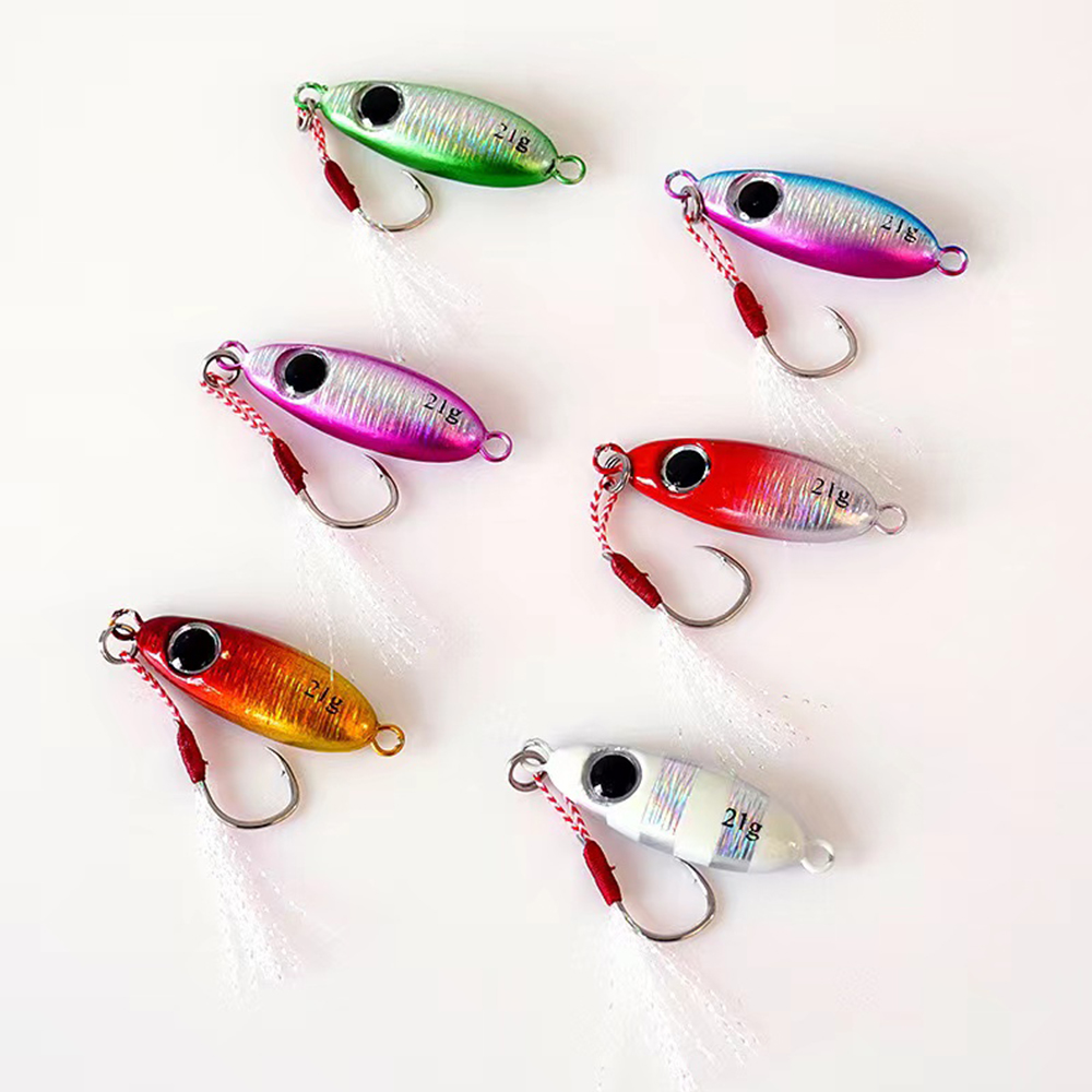 Fishing Lure Spoon - 6 adet Mikro Metal Jig Balıkçılık