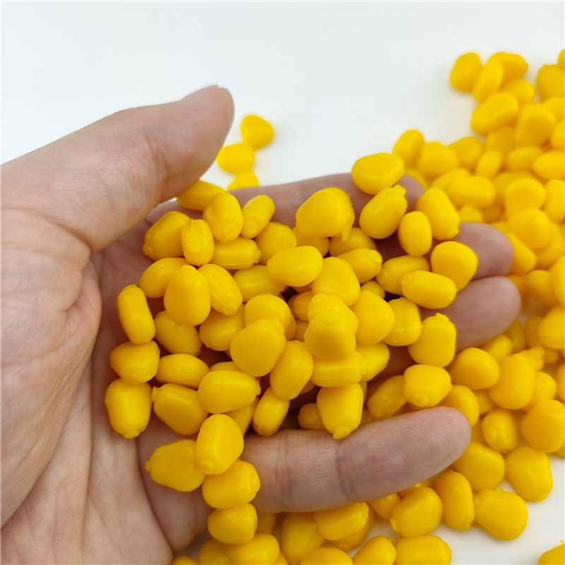 Fishing Lure Soft Plastic - 50 adet/grup yapay balıkçılık mısır yüzen