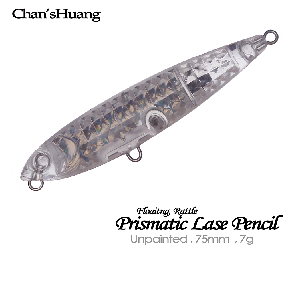 Fishing Lure Topwater - Chan'sHuang 20 adet boyasız boş balıkçılık