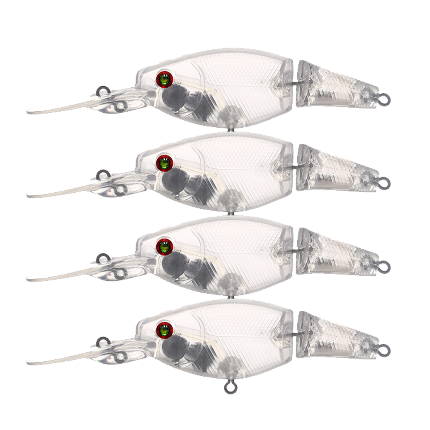 Fishing Lure Swimbait - ÜCRETSİZ FISHER 20 adet/grup Boyasız Yem