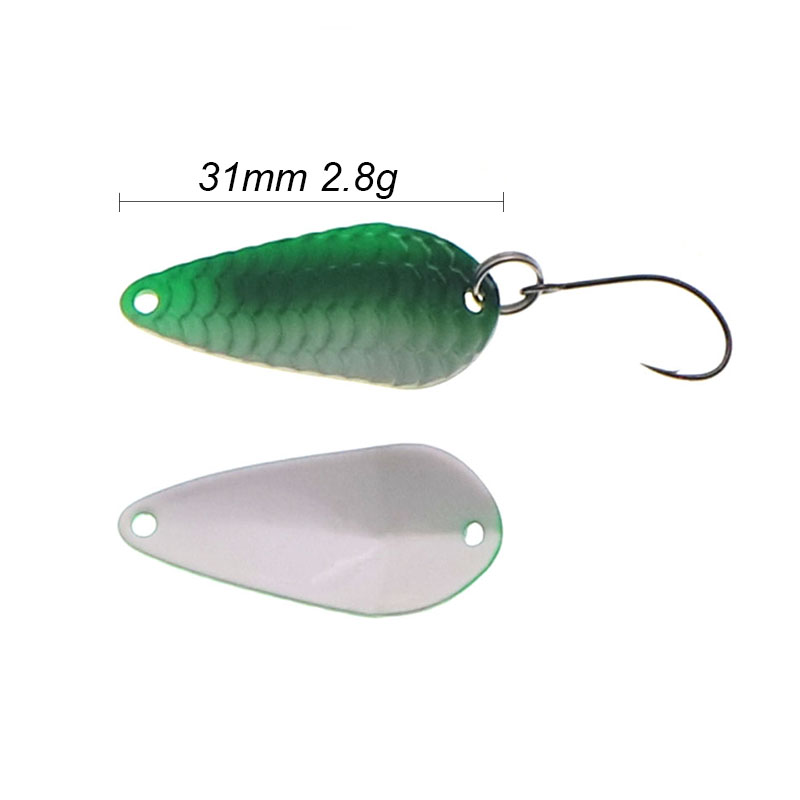 Balıkçılık alabalık kaşık tek  - Fishing Lure Spinner incelemesi ve fiyatı