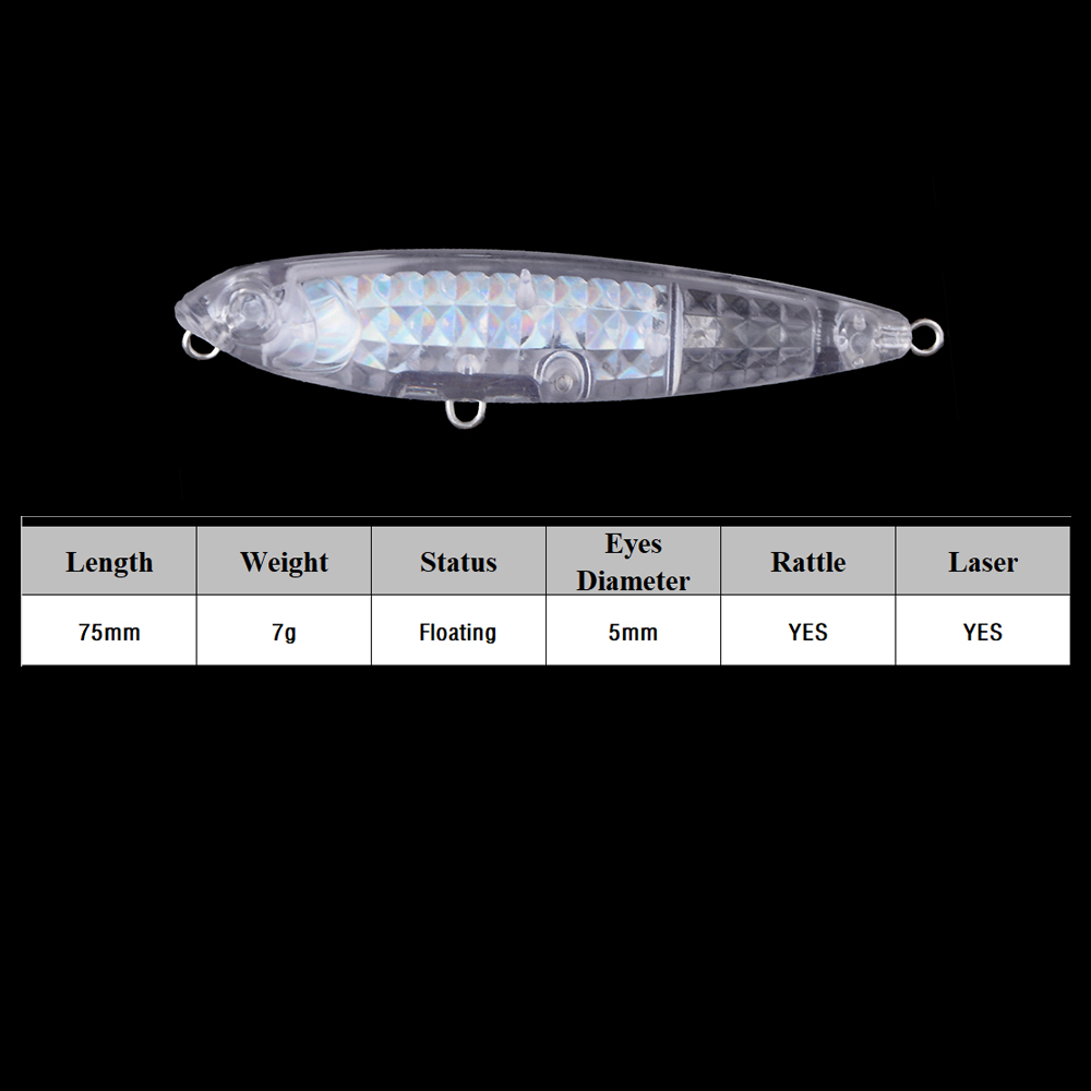 Chan'sHuang 20 adet boyasız bo - Fishing Lure Topwater incelemesi ve fiyatı