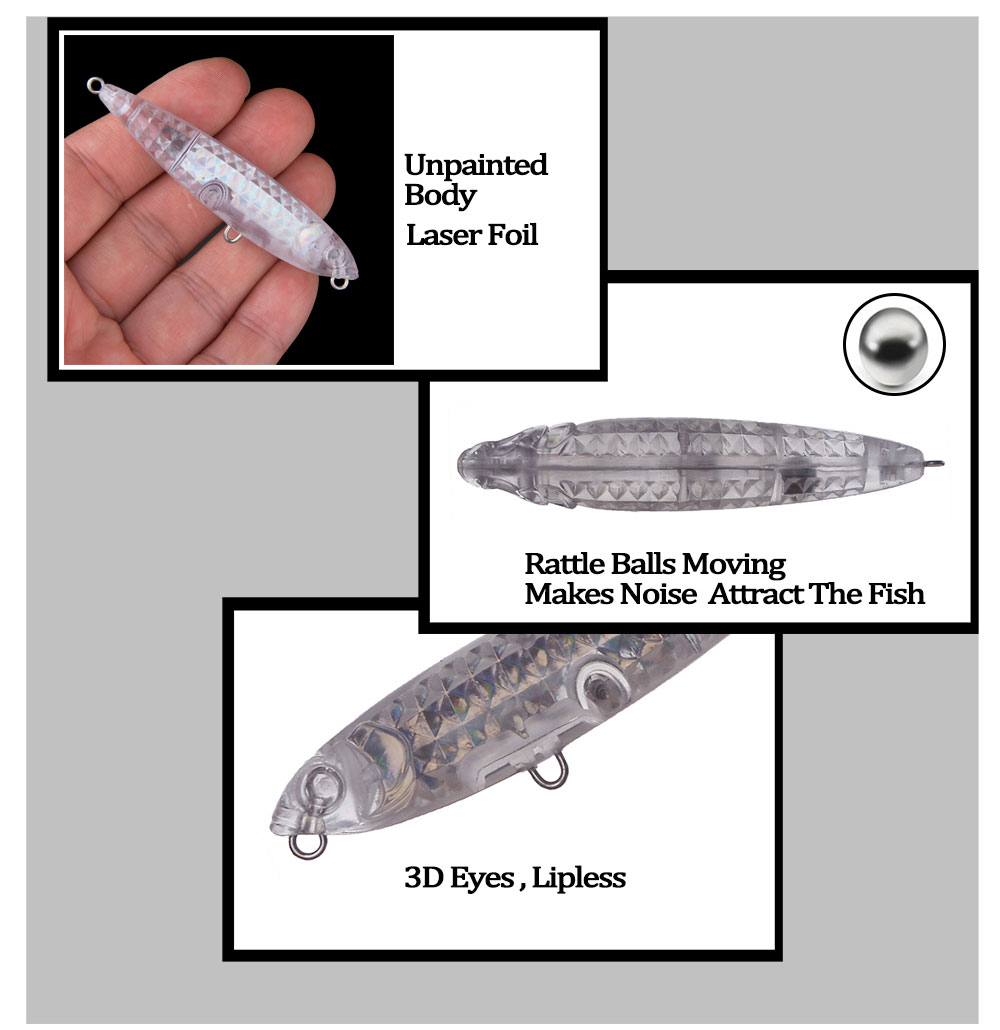 Chan'sHuang 20 adet boyasız bo - Fishing Lure Topwater incelemesi ve fiyatı