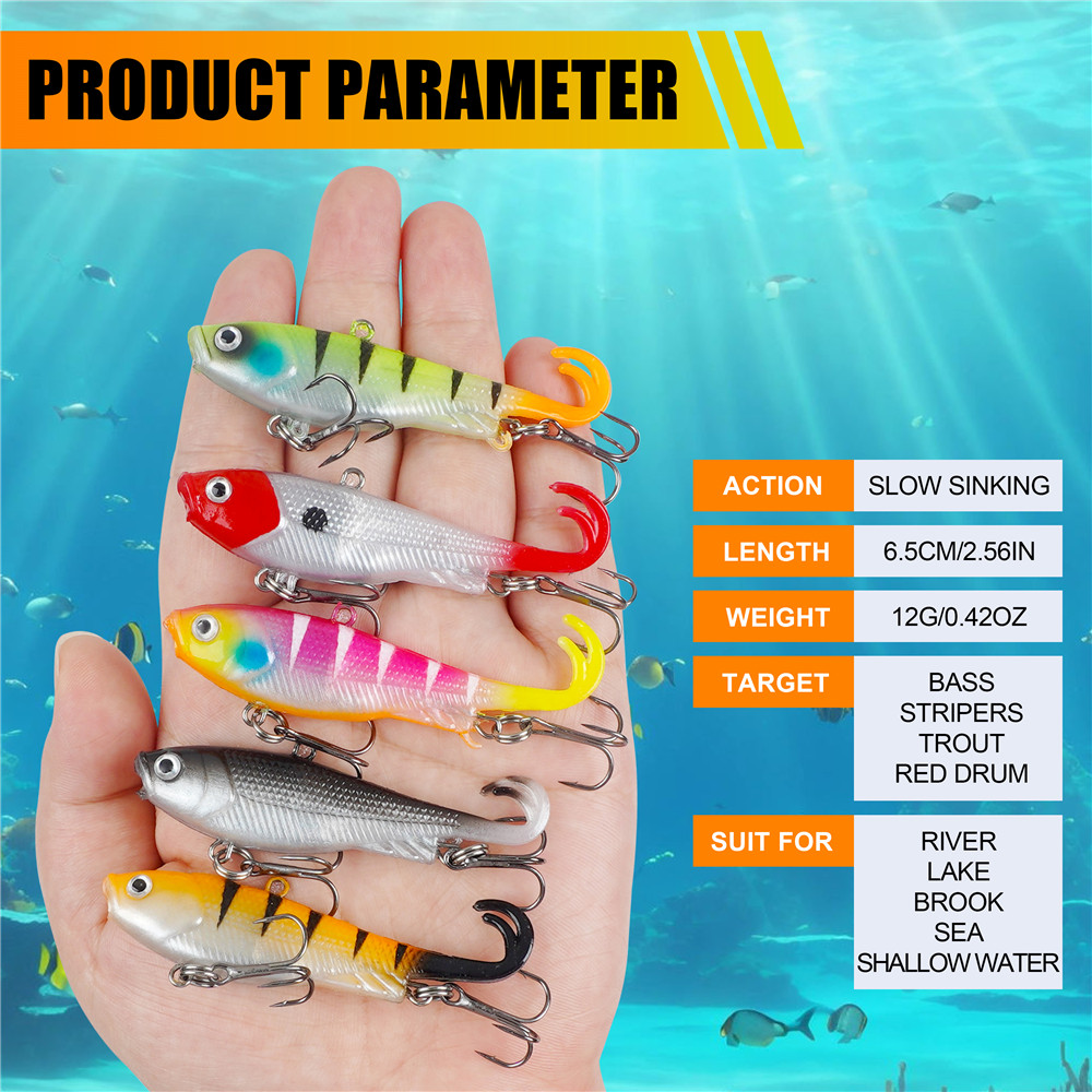 5 Adet Önceden Hazırlanmış Jig - Fishing Lure Swimbait incelemesi ve fiyatı