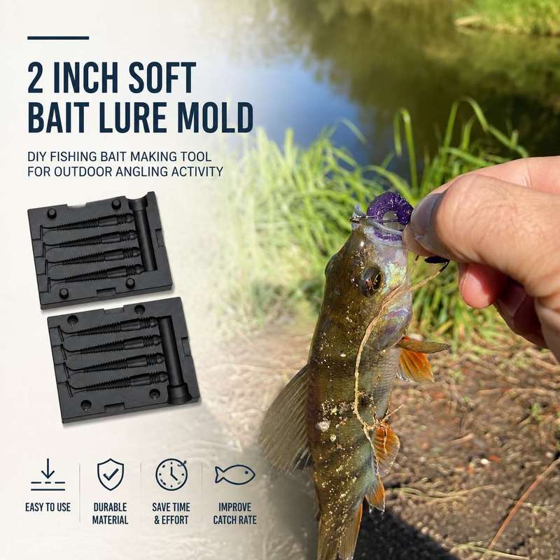 2 İnç Yumuşak Yem Kalıbı DIY B - Fishing Lure Making Kit incelemesi ve fiyatı